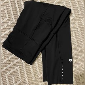 Lululemon Fast and Free High-Rise Crop with Pockets 19"